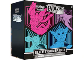 Pokémon TCG Sword & Shield Evolving Skies Elite Trainer Box (Glaceon/Vaporeon/Sylveon/Espeon) - authentic Pokemon sneakers