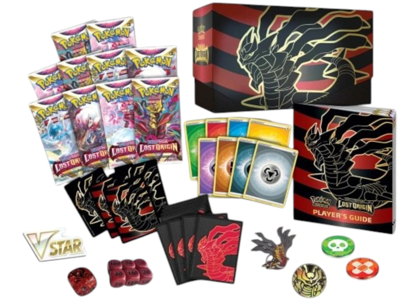 Pokémon TCG Sword & Shield Lost Origin Pokémon Center Elite Trainer Box - vue secondaire B