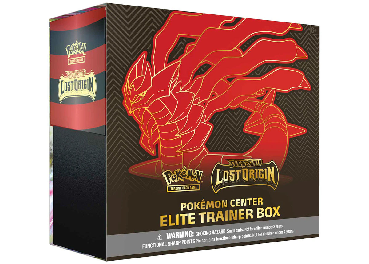 Pokémon TCG Sword & Shield Lost Origin Pokémon Center Elite Trainer Box - vue secondaire B