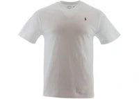 Polo Ralph Lauren Boys S/S Cotton Jersey V-Neck T-shirt White