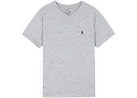 Polo Ralph Lauren Boys Short-Sleeve Cotton Jersey V-Neck T-shirt Andover Heather