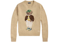 Polo Ralph Lauren Cotton Bear Long Sleeve Crew Neck Pullover Multi