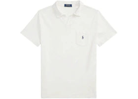 Polo Ralph Lauren Cotton Linen Johnny Collar Pocket Polo Nevis - vue 360