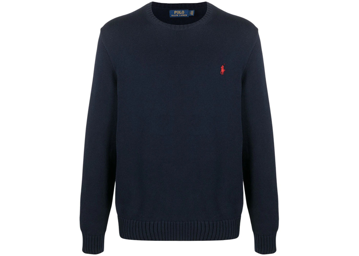 Polo Ralph Lauren Cotton Long Sleeve Classic Neck Shirt Blue - vue secondaire A
