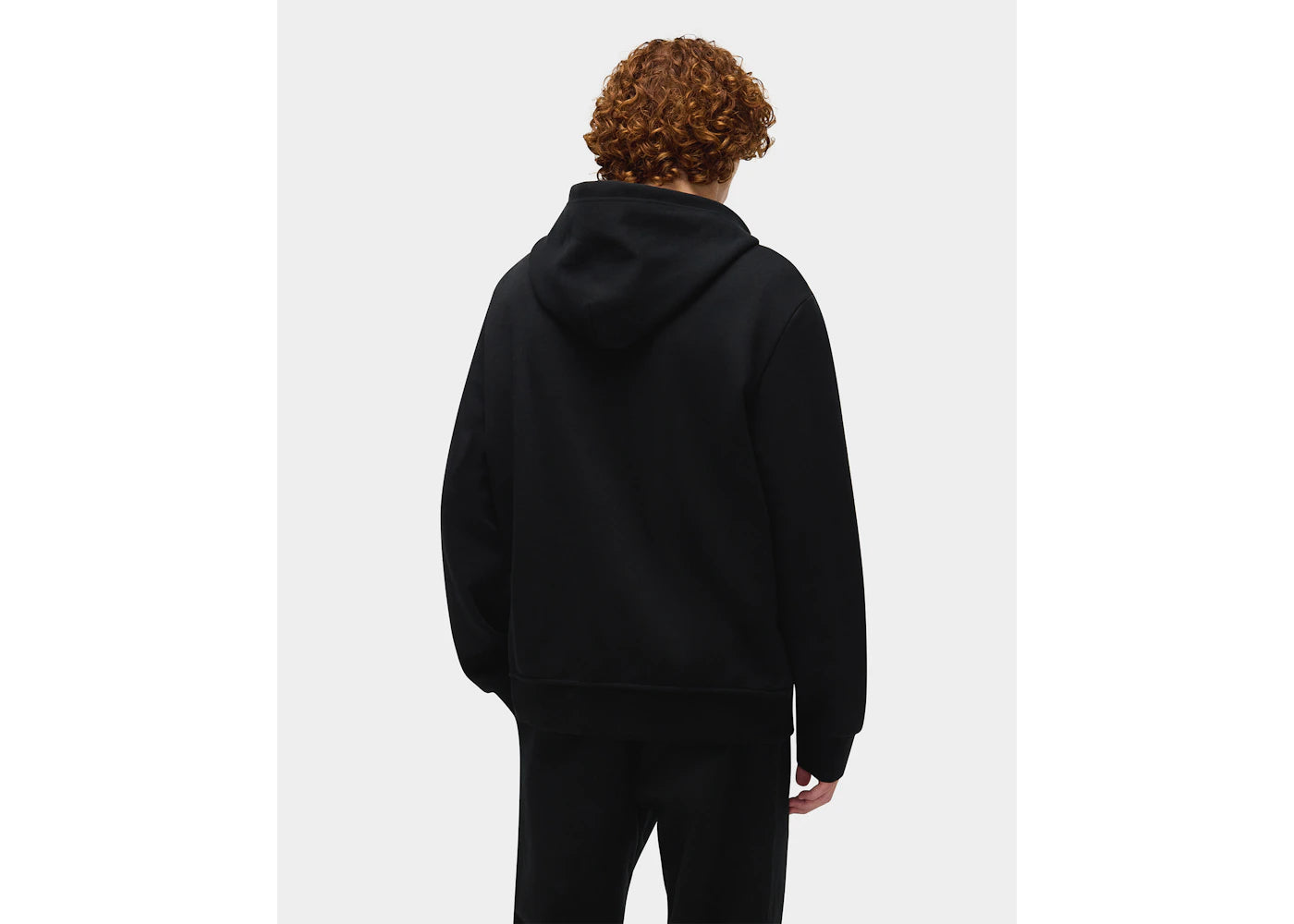 Polo Ralph Lauren Doppelstrick-Kapuzenpullover mit durchgehendem Reißverschluss, Schwarz