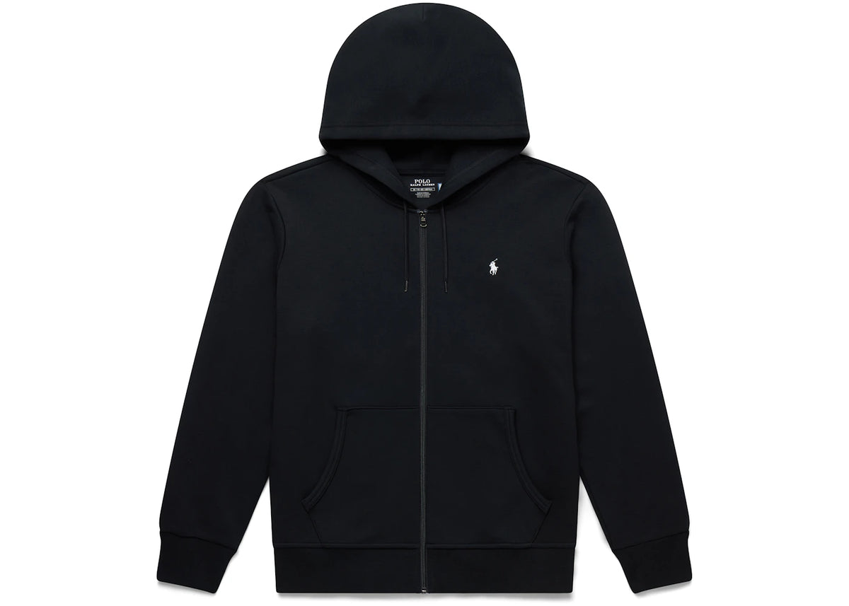 Polo Ralph Lauren Double-Knit Full-Zip Hoodie Polo Black - vue 360