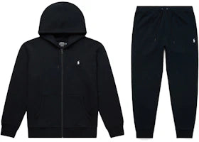 Polo Ralph Lauren Double-Knit Full-Zip Hoodie and Double-Knit Jogger Pant Set Polo Black - authentic Polo Ralph Lauren app...