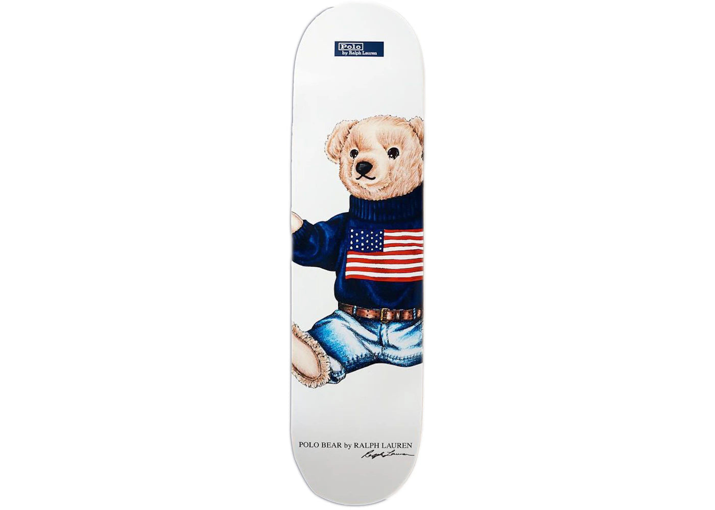 Polo Ralph Lauren Flag Sitting Bear Skateboard Deck (Edition of 50) - vue secondaire A