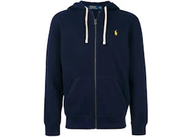 Polo Ralph Lauren Fleece Full-Zip Hoodie Cruise Navy - vue 360