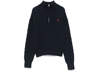 Polo Ralph Lauren Half Zipper Long Sleeve Pullover Hunter Navy