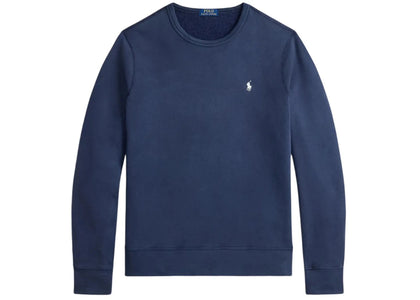 Polo Ralph Lauren Island Terry Crewneck Long-Sleeve Sweatshirt Newport Navy - apparel view 2