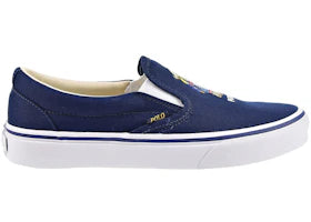 Polo Ralph Lauren Keaton Slip On Cowboy Polo Bear Navy - vue 360