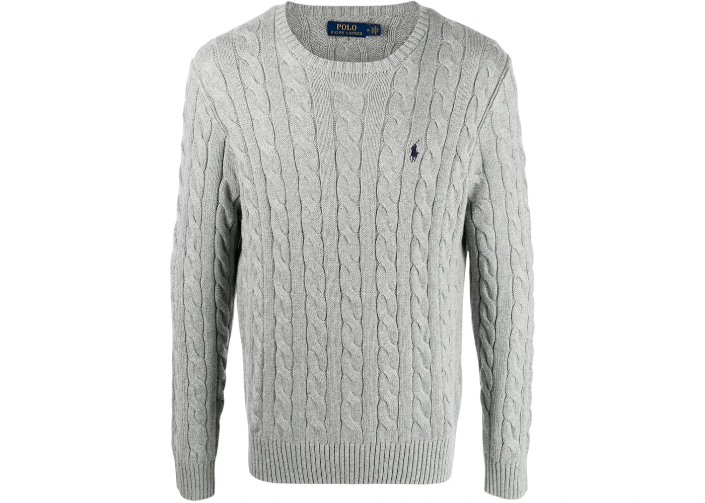 Polo Ralph Lauren L/S Knit Crewneck Sweater Fawn Grey Heather - vue 360