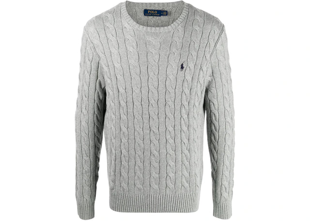 Polo Ralph Lauren L/S Knit Crewneck Sweater Fawn Grey Heather