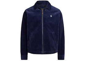 Polo Ralph Lauren Long-Sleeve 8 Wale Corduroy Wynton Windbreaker Newport Navy