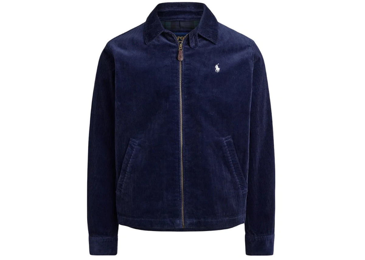 Polo Ralph Lauren Long-Sleeve 8 Wale Corduroy Wynton Windbreaker Newport Navy - vue secondaire A