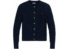 Polo Ralph Lauren Long Sleeve Cardigan Hunter Navy - authentic Polo Ralph Lauren product