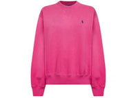 Polo Ralph Lauren Long Sleeve Crew Neck Sweatshirt Accent Pink