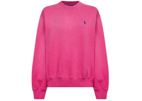 Polo Ralph Lauren Long Sleeve Crew Neck Sweatshirt Accent Pink
