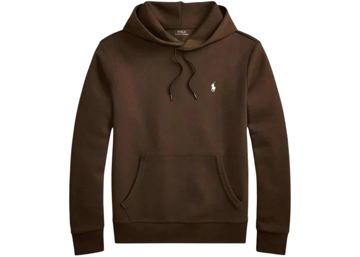 Polo Ralph Lauren Long Sleeve Double Knit Tech Hoodie Nutmeg Brown - vue 360