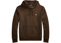 Polo Ralph Lauren Long Sleeve Double Knit Tech Hoodie Nutmeg Brown