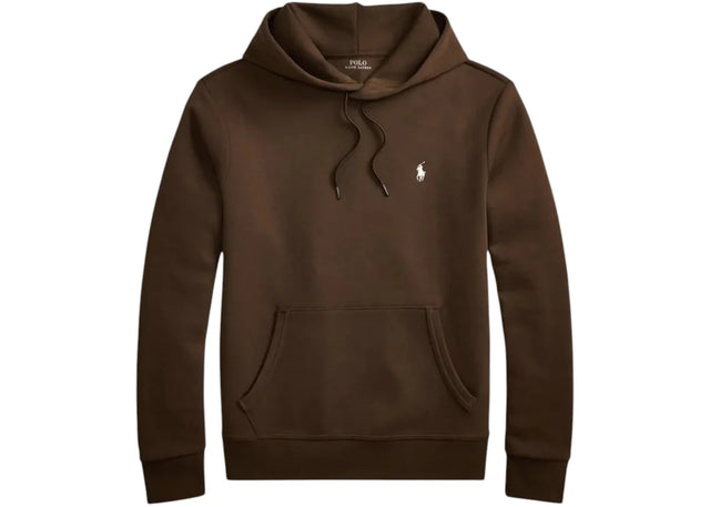 Polo Ralph Lauren Long Sleeve Double Knit Tech Hoodie Nutmeg Brown