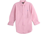 Polo Ralph Lauren Long-Sleeve Garment-Dyed Oxford Sport Shirt Carmel Pink