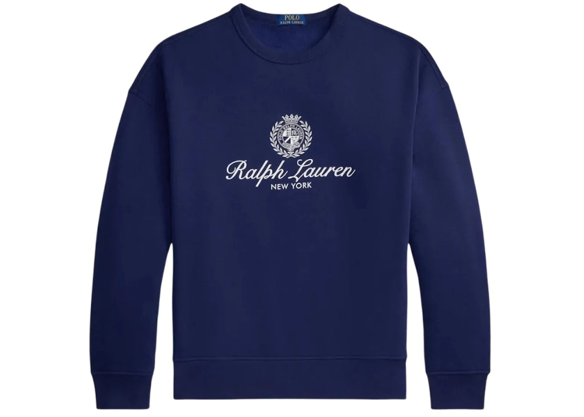Polo Ralph Lauren Long-Sleeve Seasonal Fleece New York Ralph Lauren Graphic Sweatshirt Newport Navy - vue secondaire A