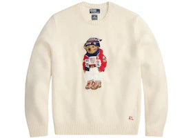 Polo Ralph Lauren Olympics Team USA 2026 Polar Bear Sweater Cream Combo - vue 360
