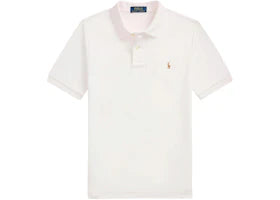 Polo Ralph Lauren Short Sleeve Cotton Interlock Knit Polo White