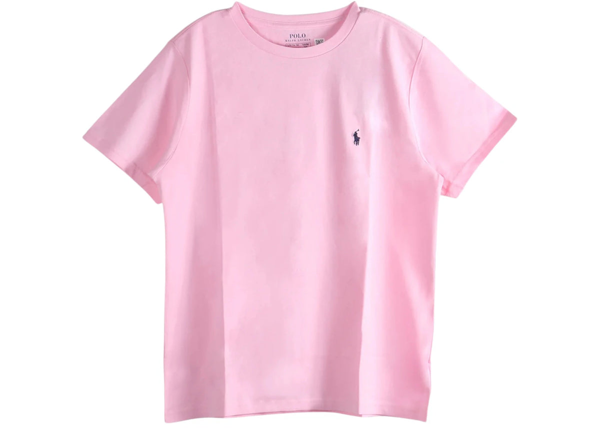 Polo Ralph Lauren Short Sleeve Cotton Jersey Crewneck T-shirt Carmel Pink - vue secondaire A