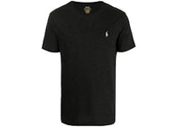 Polo Ralph Lauren Short-Sleeve Jersey Knit Crewneck T-shirt Black Marl Heather
