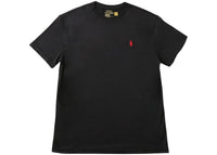 Polo Ralph Lauren Kurzarm-T-Shirt aus recyceltem Performance-Jersey in klassischer Passform, Schwarz