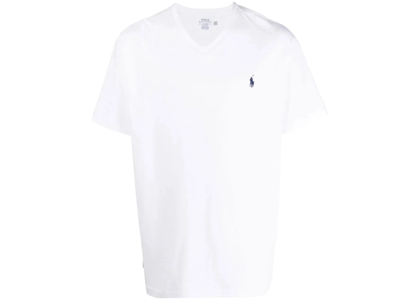 Polo Ralph Lauren Short Sleeve V-Neck Classic Fit T-shirt T-White - vue secondaire A