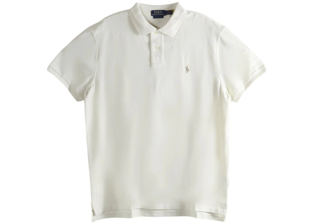 Polo Ralph Lauren Sleeve Mesh Polo Shirt Parchment Cream