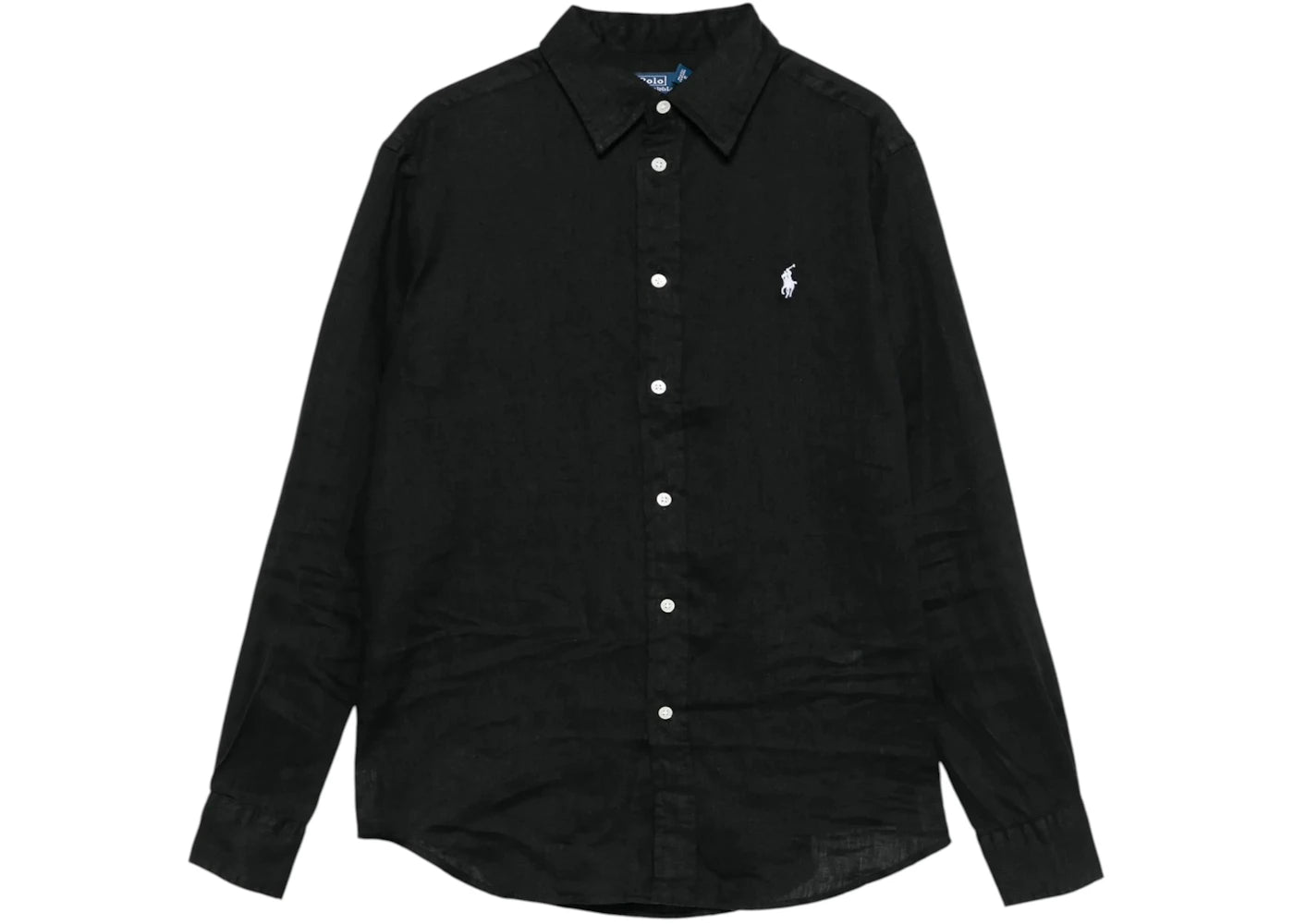Polo Ralph Lauren Women's Classic Long Sleeve Button Front Shirt Polo Black - vue 360