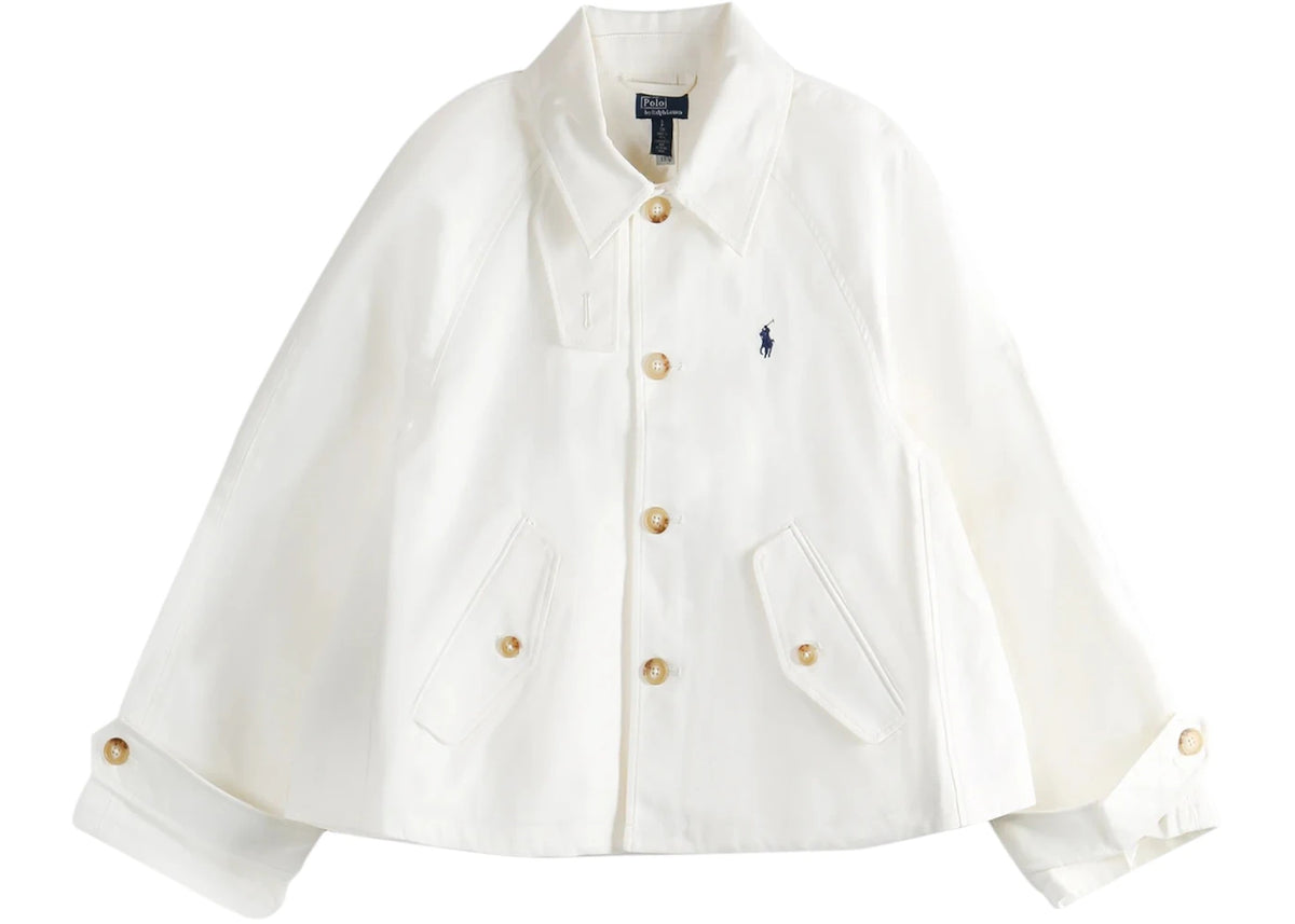 Polo Ralph Lauren Women's Cotton Double Jacket Cream - vue secondaire A