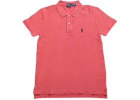 Polo Ralph Lauren Women's Knit Collar Polo Shirt Pale Red