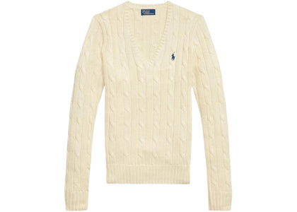 Polo Ralph Lauren Women's Long Sleeve Pullover Parchment Cream - authentic Polo Ralph Lauren product