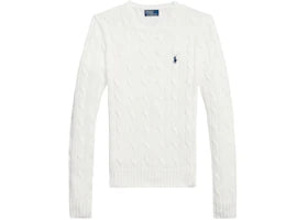 Polo Ralph Lauren Women's Pima Cotton Julianna Long Sleeve Pullover White