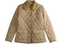 Polo Ralph Lauren Women's Poly Woven Coat Desert Khaki