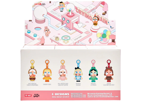 Pop Mart CryBaby Crying Again Series Vinyl Face Plush Sealed Case (6 Blind Box) sneakers - authentic Pop Mart shoes