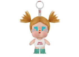 Pop Mart Crybaby Vacation Mode On Series Glug-Glug Vinyl Plush Pendant - vue 360