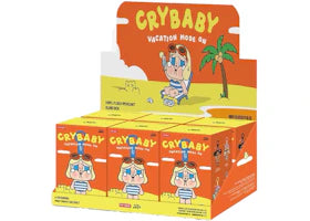 Pop Mart Crybaby Vacation Mode On Series Vinyl Plush Pendant Sealed Case (6 Blind Box) - vue 360