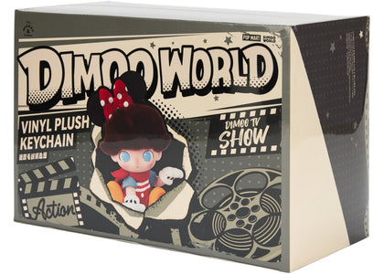 Pop Mart DIMOO World x Disney Series Vinyl Plush Keychain Sealed Case (6 Blind Box) - authentic Pop Mart product