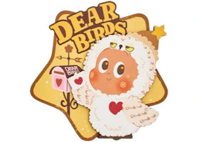 Pop Mart Dear Bird Series Waiting in Snow Fridge Magnet