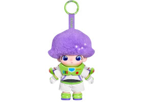 Pop Mart Dimoo World x Pixar Series Vinyl Plush Buzz Lightyear (Secret Version) Pendant - vue 360