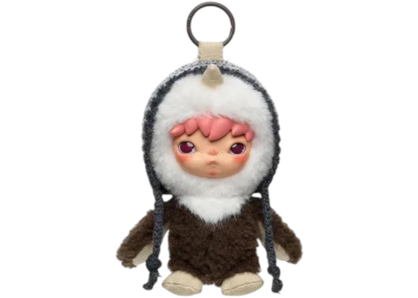Pop Mart Hirono Mist Walker Series The Primordial Grace Plush Doll Pendant - vue 360
