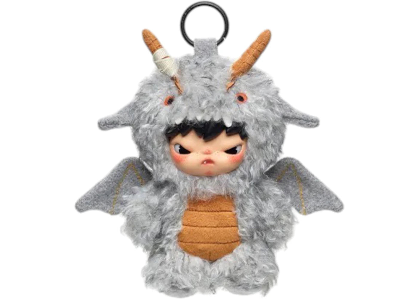Pop Mart Hirono Mist Walker Series The Soul Corroder Plush Doll Pendant - vue 360