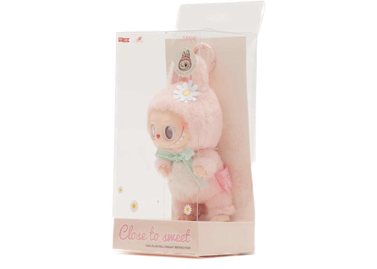 Pop Mart Labubu Mokoko Close to Sweet Vinyl Plush Pendant - vue secondaire A